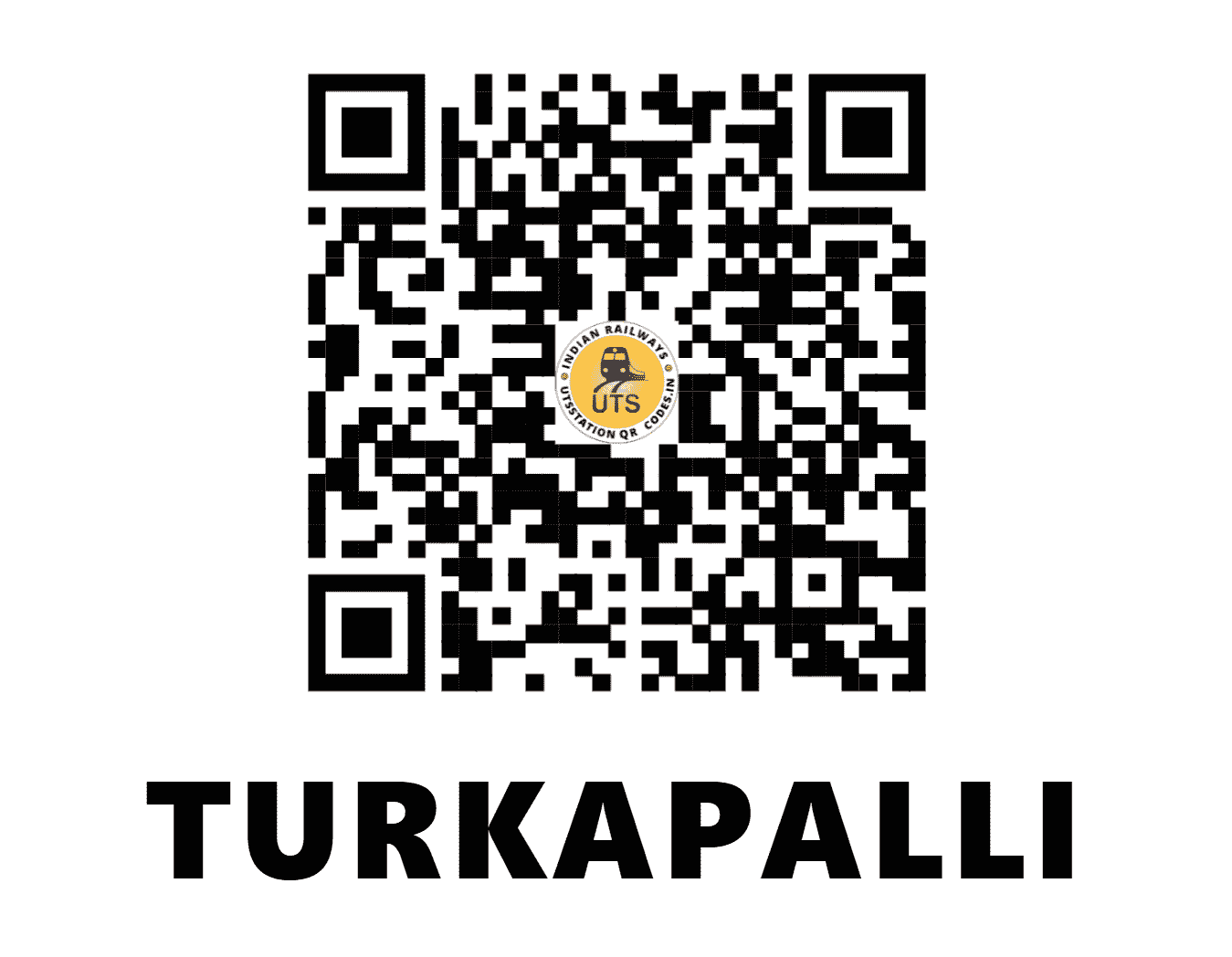 UTS QR Code for TURKAPALLI - TKPY (SC - ANDHRA PRADESH)